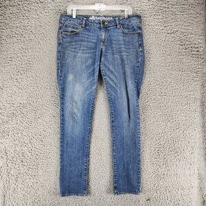 B Hermosa Jeans Womens 11 Blue Mid Rise Super Skinny *Read*